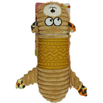 Smarty Pet Animal Shape Rubber Plush Chew Toy With Squeaker Sound